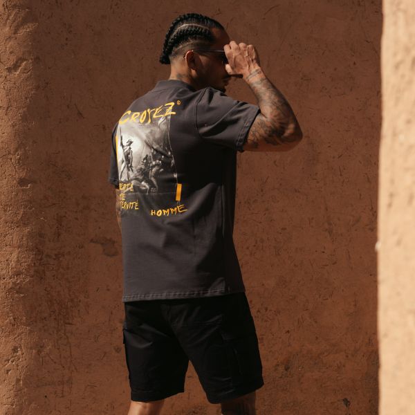 Croyez Louvre T-shirt Antraciet