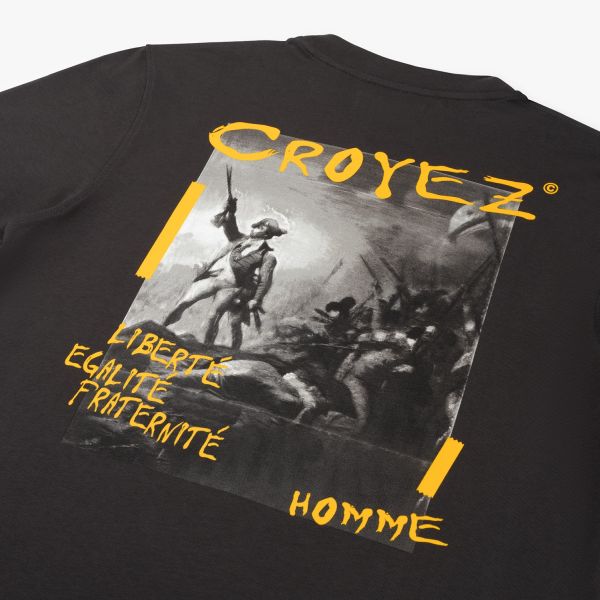 Croyez Louvre T-shirt Antraciet