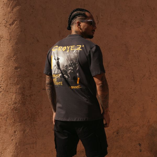 Croyez Louvre T-shirt Antraciet