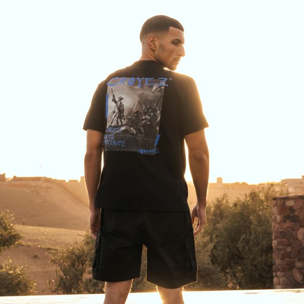 Croyez Louvre T-shirt Zwart