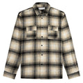 Croyez Midweight Flannel Overshirt Beige/Zwart