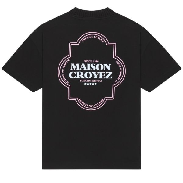 Croyez Moroccan T-shirt Zwart