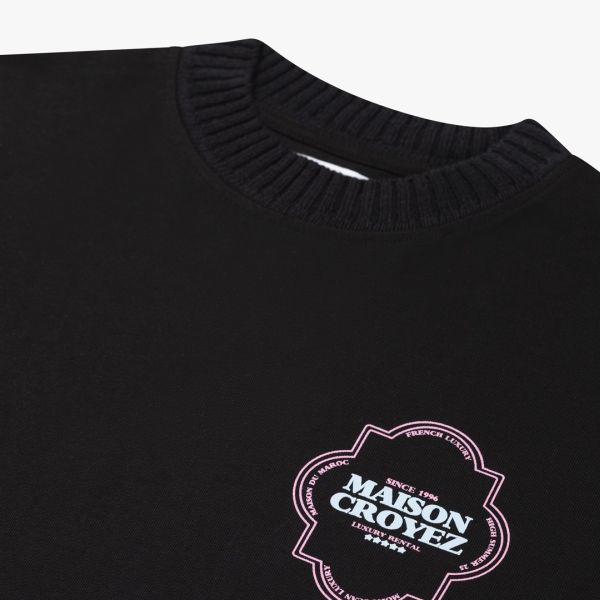 Croyez Moroccan T-shirt Zwart