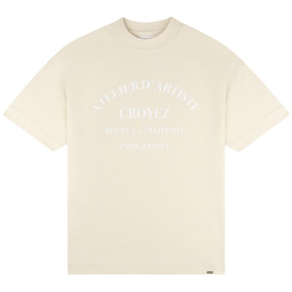 Croyez Oversized Atelier T-shirt Beige
