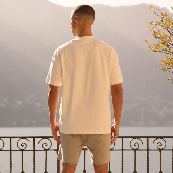 Croyez Oversized Fraternité T-shirt Off White