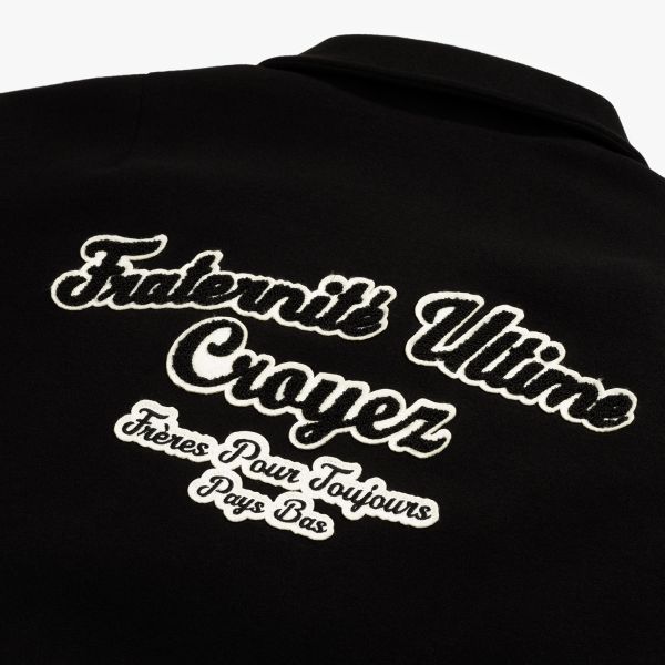 Croyez Oversized Varsity Jack Zwart/Wit