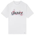 Croyez Pink Flamingo T-shirt Wit