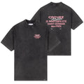 Croyez Printemps T-shirt Washed Antraciet