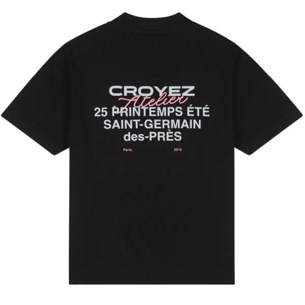 Croyez Printemps T-shirt Zwart