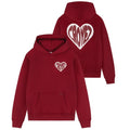 Croyez Puffed Heart Hoodie Rood
