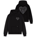 Croyez Puffed Heart Hoodie Zwart
