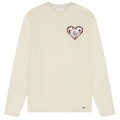Croyez Puffed Heart Longsleeve T-shirt Off White