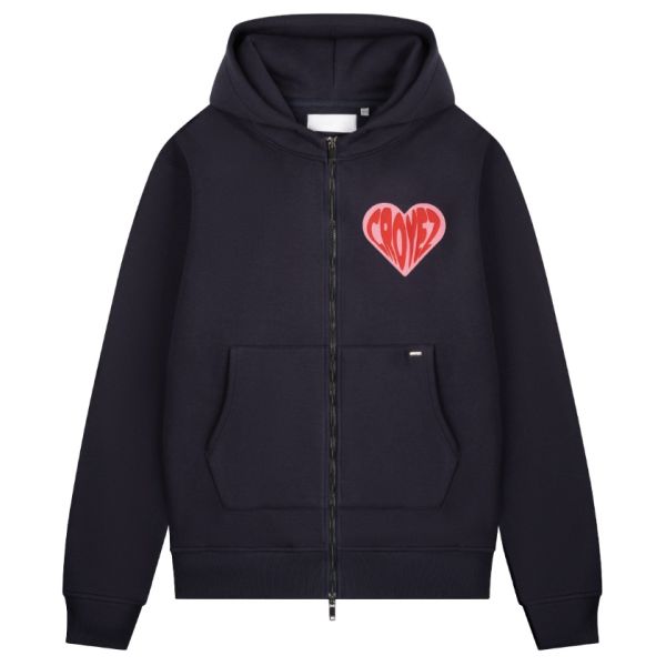 Croyez Puffed Heart Vest Navy