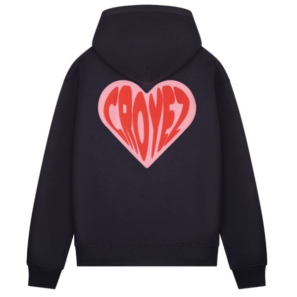 Croyez Puffed Heart Vest Navy