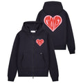 Croyez Puffed Heart Vest Navy