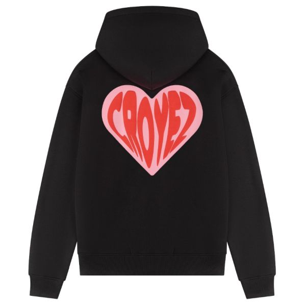 Croyez Puffed Heart Vest Zwart