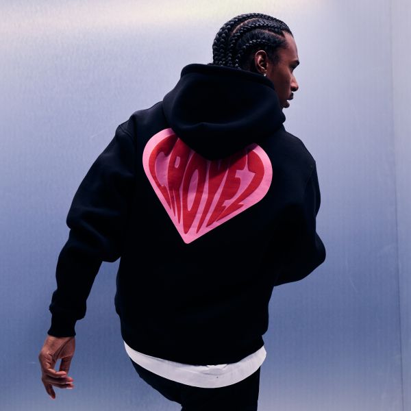 Croyez Puffed Heart Vest Zwart