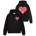 Croyez Puffed Heart Vest Zwart