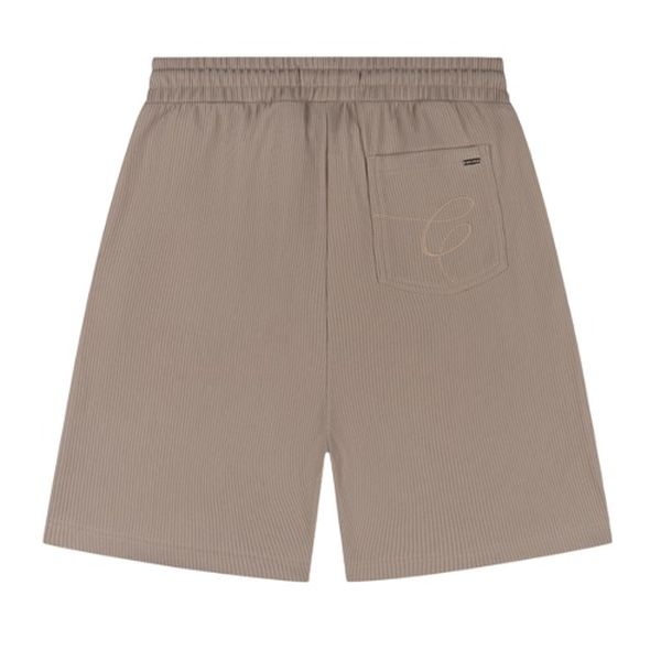 Croyez Ribbed Korte Broek Beige