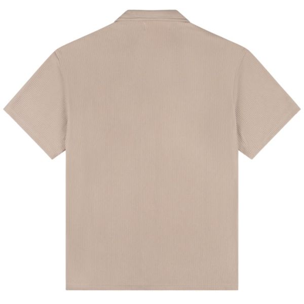 Croyez Ribbed Overhemd Beige