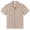 Croyez Ribbed Overhemd Beige