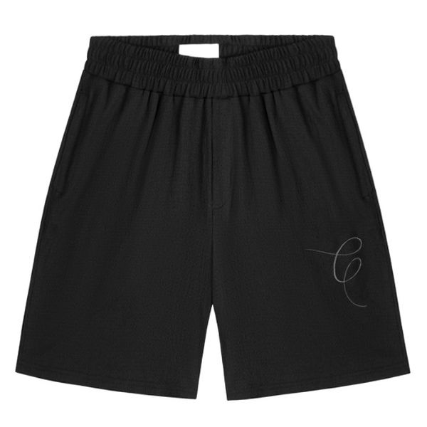 Croyez Seersucker Korte Broek Zwart