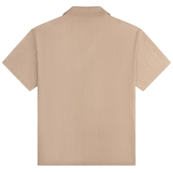 Croyez Seersucker Overhemd Beige
