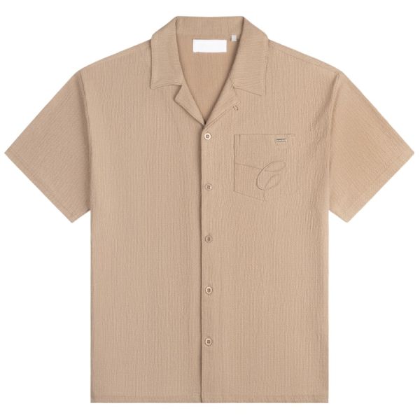 Croyez Seersucker Overhemd Beige