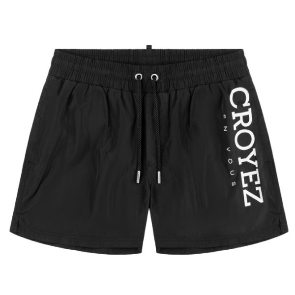 Croyez Side Zwembroek Zwart
