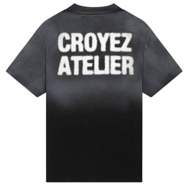 Croyez Sprayed Atelier T-shirt Zwart