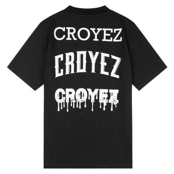 Croyez Stacked Logo T-shirt Zwart