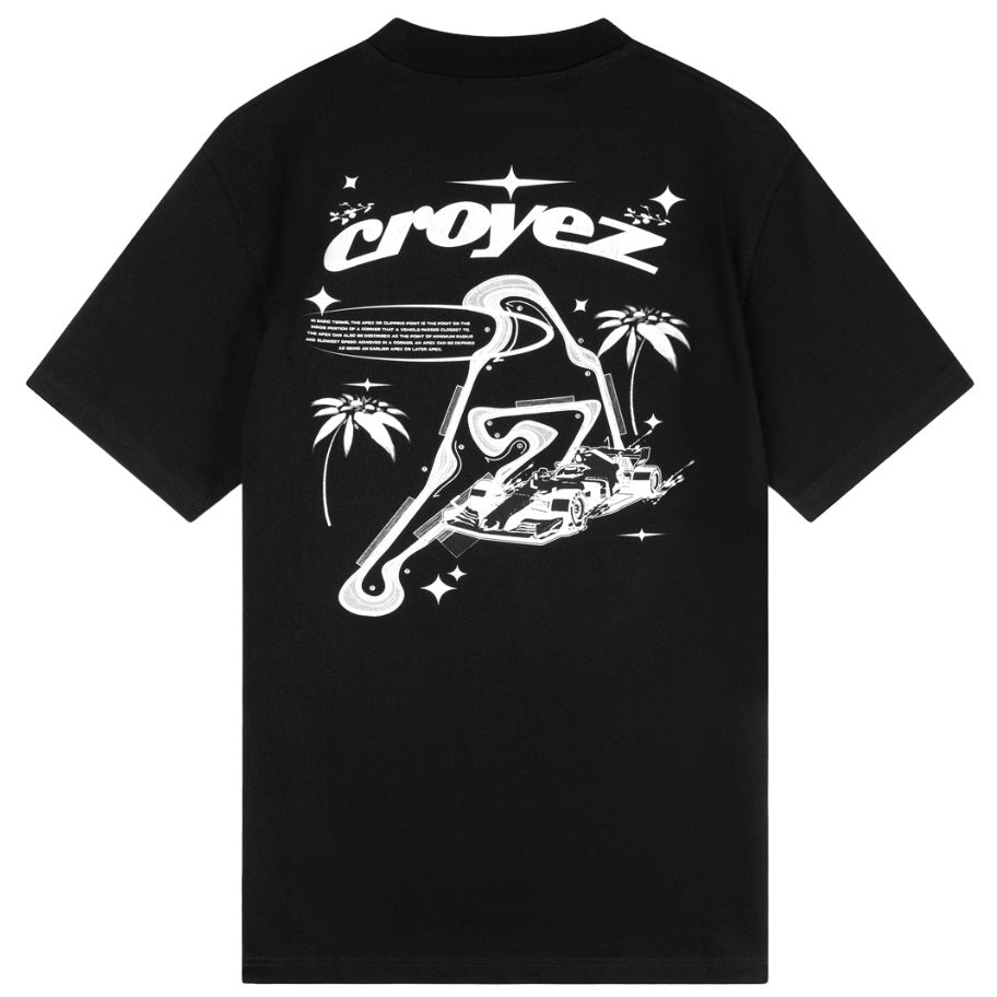 croyez track t-shirt zwart