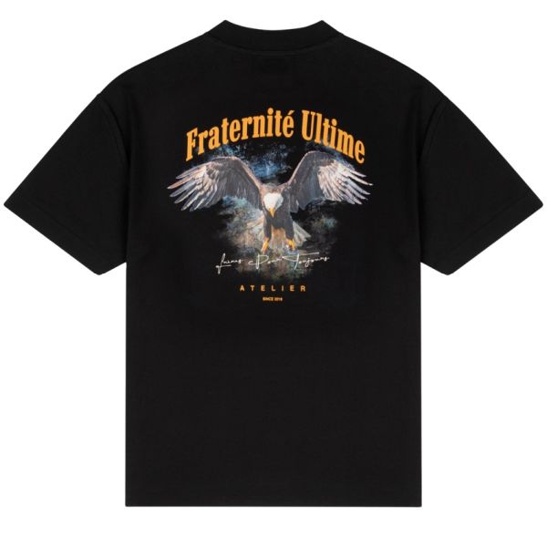 Croyez Vintage Eagle T-shirt Zwart