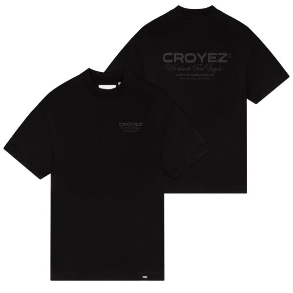 Croyez Worldwide Supplier T-shirt Zwart