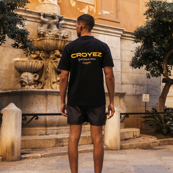 Croyez Yacht Club T-shirt Zwart