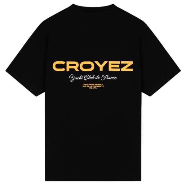 Croyez Yacht Club T-shirt Zwart