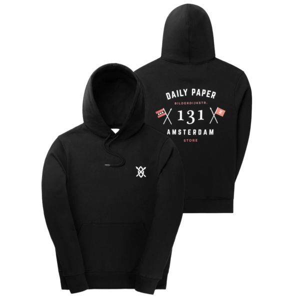 Daily Paper Amsterdam Store Hoodie Zwart