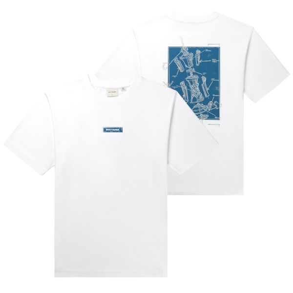 Daily Paper Blueprint T-shirt Wit