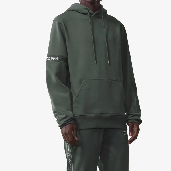 Daily Paper Captain Hoodie Donker Groen