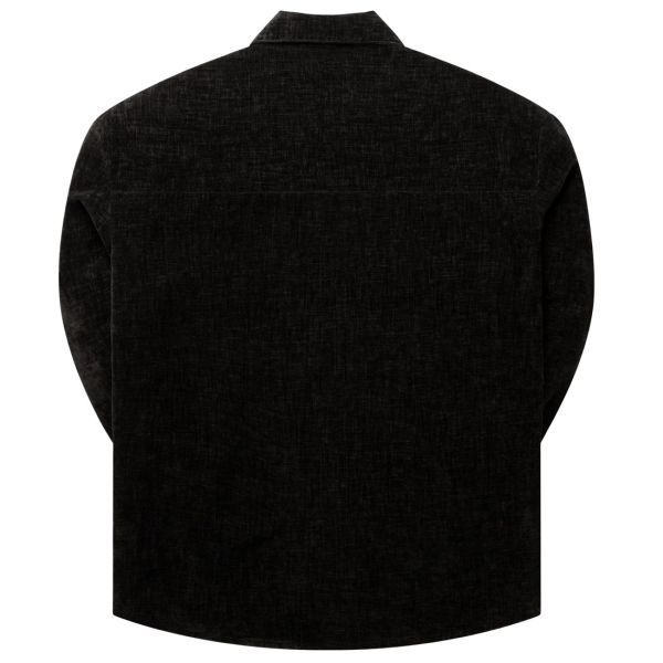 Daily Paper Hakim Velvet Overshirt Zwart