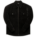 Daily Paper Hakim Velvet Overshirt Zwart