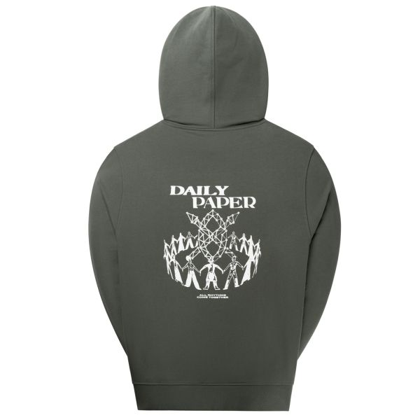 Daily Paper Hand In Hand Hoodie Donker Groen