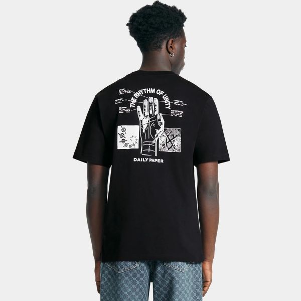 Daily Paper Identity T-shirt Zwart