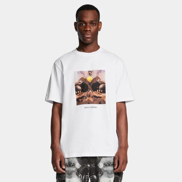 Daily Paper Landscape T-shirt Wit