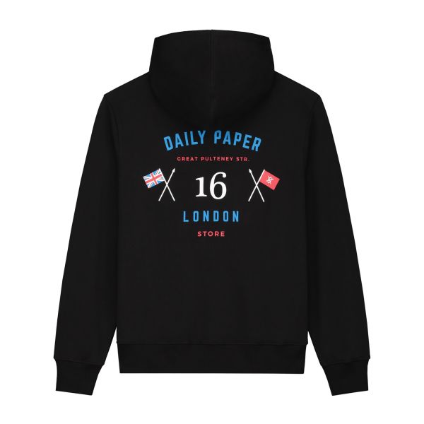 Daily Paper London Store Hoodie Zwart