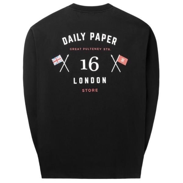 Daily Paper London Store Longsleeve T-shirt Zwart