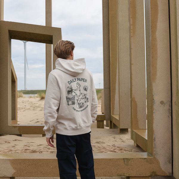 Daily Paper Migration Hoodie Beige