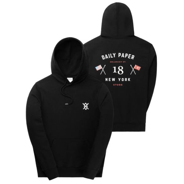 Daily Paper New York Store Hoodie Zwart