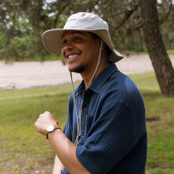 Daily Paper Niu Buckethat Grijs