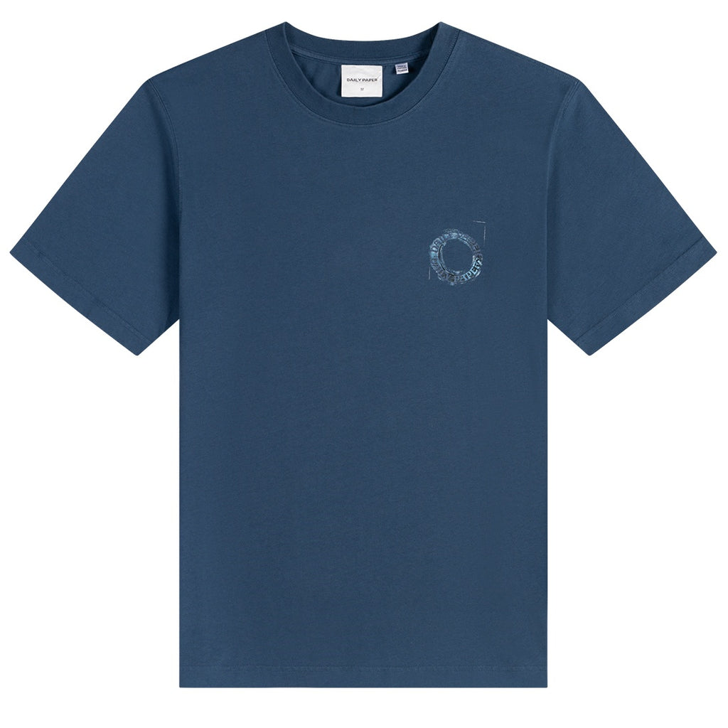 Daily Paper Orbit Drift T-shirt Donker Blauw